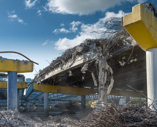 bridge collapsed