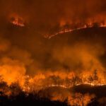 Mountain Fire In Ventura County